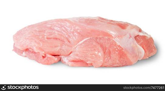 Raw Turkey Meat Isolated On White Background