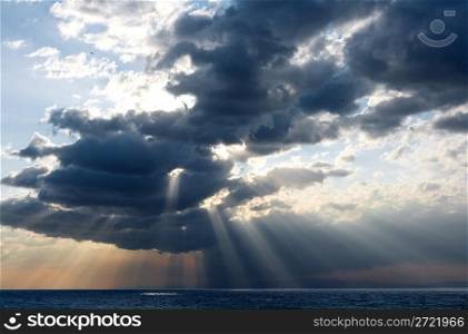 rays and clouds