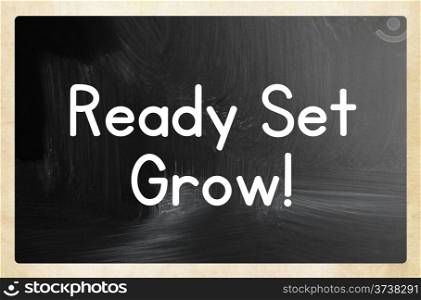 ready set grow concept