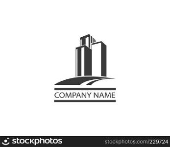 real estate vector template logo illustration