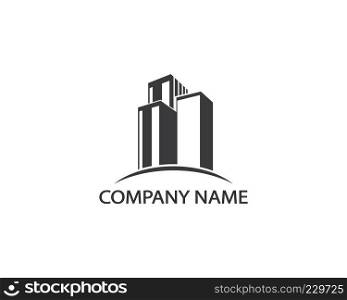 real estate vector template logo illustration