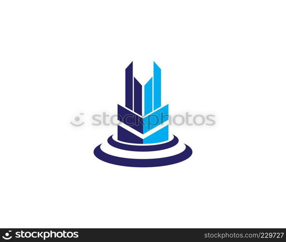 real estate vector template logo illustration