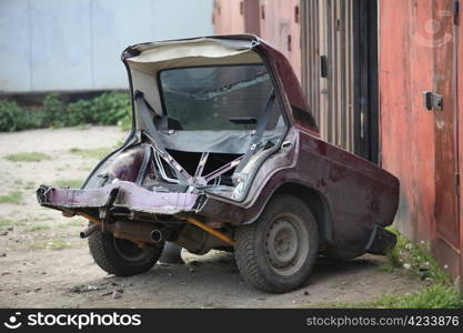 rear of the car