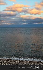 rebble beach sea. Black Sea