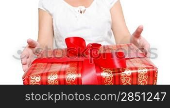 Receiving or giving present