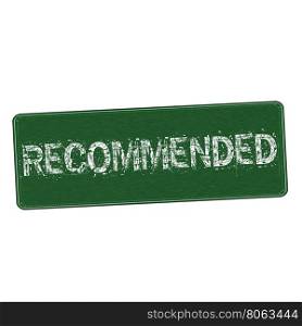recommended natural white wording on Background green wood Board