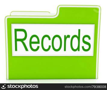 Records File Representing Docs Folder And Administration