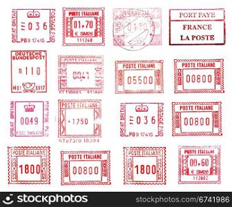 rectangular postmarks