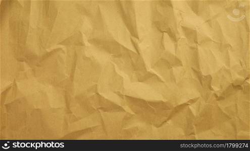 Recycle Paper Texture background. Crumpled Oldkraft paper abstract shape background with space paper for text high resolution.