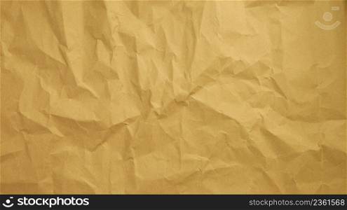 Recycle Paper Texture background. Crumpled Oldkraft paper abstract shape background with space paper for text high resolution.