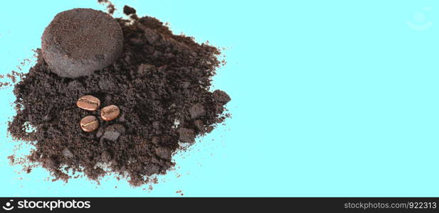 Recycle used coffee grounds using coffee grounds, use as fertilizer and body care ideas.