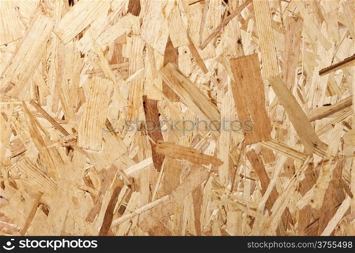 Recycled compressed wood texture for background. Top view