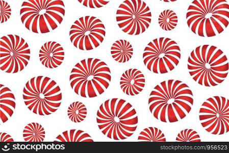 red 3d abstract background of concentric graphics