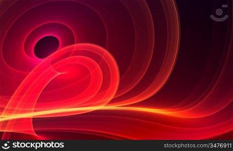 red abstract background - high quality rendered element