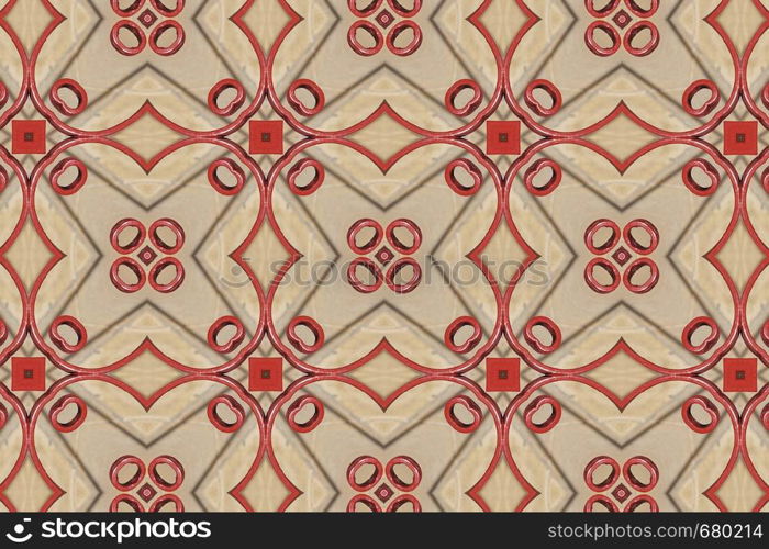 red abstract background pattern textured, lines and symmetrical shapes