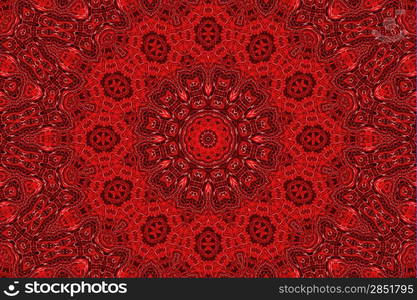 Red abstract ornamental background