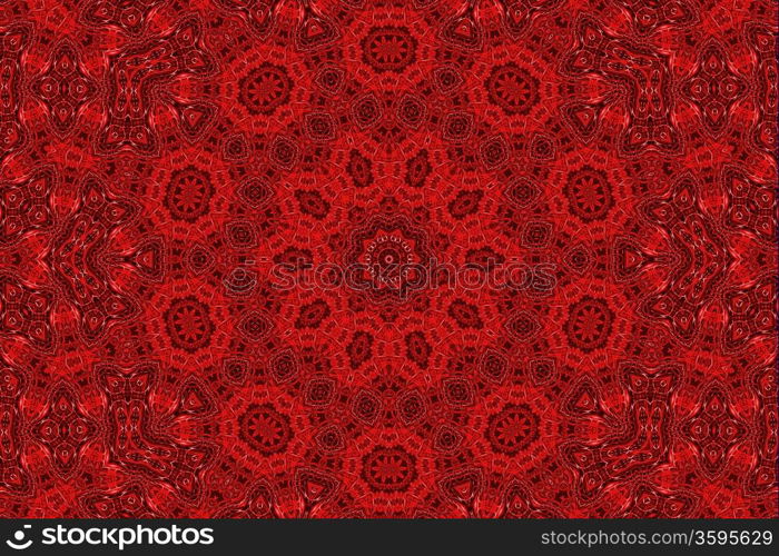 Red abstract ornamental background