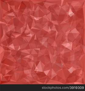 Red Abstract Polygonal Background. Red Geometric Pattrn.. Polygonal Background