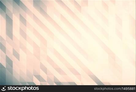 Red abstract square background, low poly style illustration