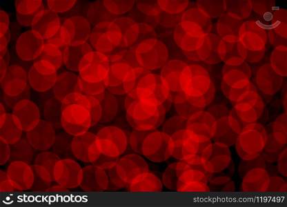 Red and black Blurred lights background. Defocused glitter background. Red Blurred lights background
