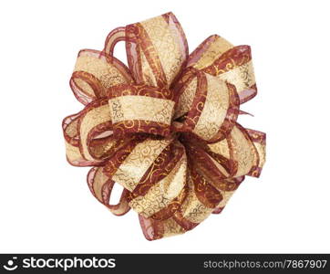 Red And Gold Gift Bow