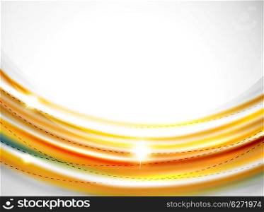 Red and orange color lines in swirl circle background