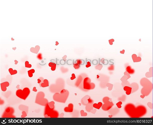 red and pink hearts . red and pink hearts background with copy space