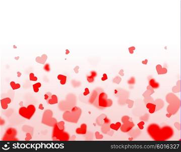 red and pink hearts . red and pink hearts background with copy space