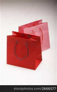 Red and pink paper bag