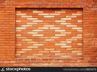 red and white brick wall texture