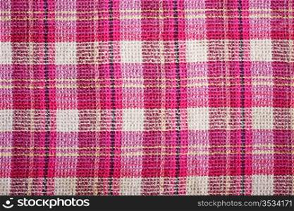 red and white grid pattern fabric texture