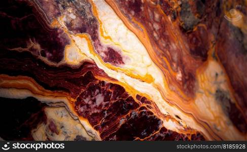 Red and white marble with golden veins background. Generative AI.. Red and white marble with golden veins background. Generative AI