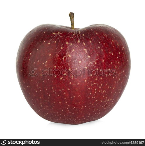 red apple isolated on white background