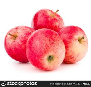 Red apple isolated on white background cutout