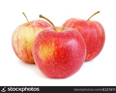 Red apples isolated on white background. Red Apples