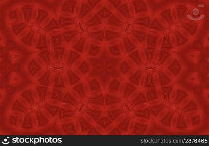 Red background with abstract pattern
