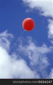 Red Balloon and Blue Sky