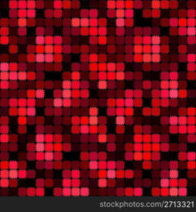 red blocks pattern