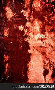 Red Bloody Abstract Grunge Background with space for text or image.
