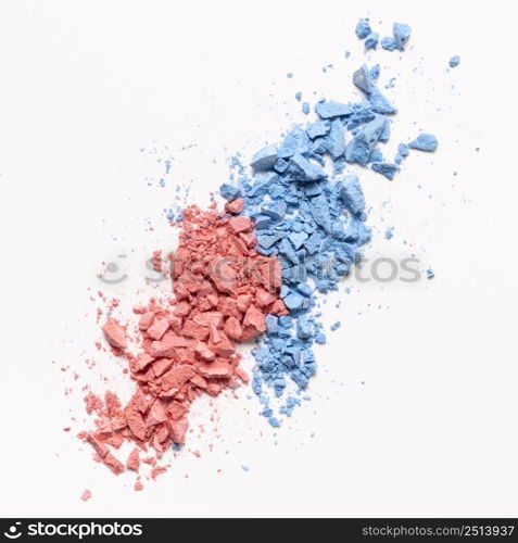 red blue stones powder