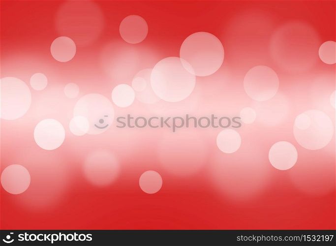 Red bokeh abstract glow light backgrounds