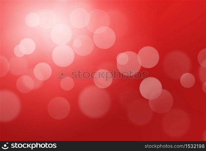 Red bokeh abstract glow light backgrounds