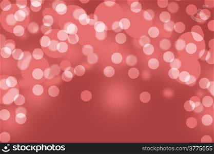 Red bokeh blurred abstract light festive background