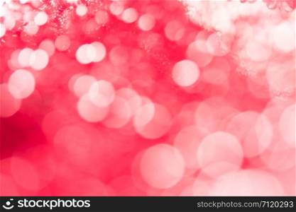Red bokeh holiday textured Christmas decorations background
