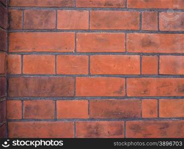 Red brick wall background. Red brick wall texture useful as a background