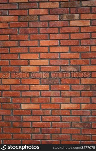 Red brick wall texture.
