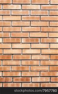 Red Brick Wall. The old grunge red brick wall background
