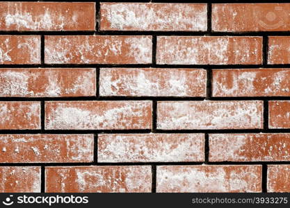 Red Brick Wall. The old red brick wall high detail