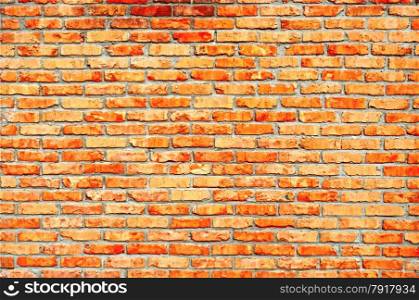 Red brickwall background for your design.