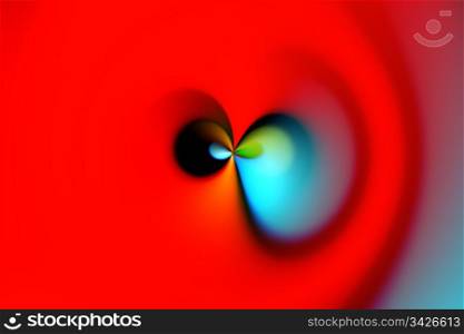 red bright abstract background